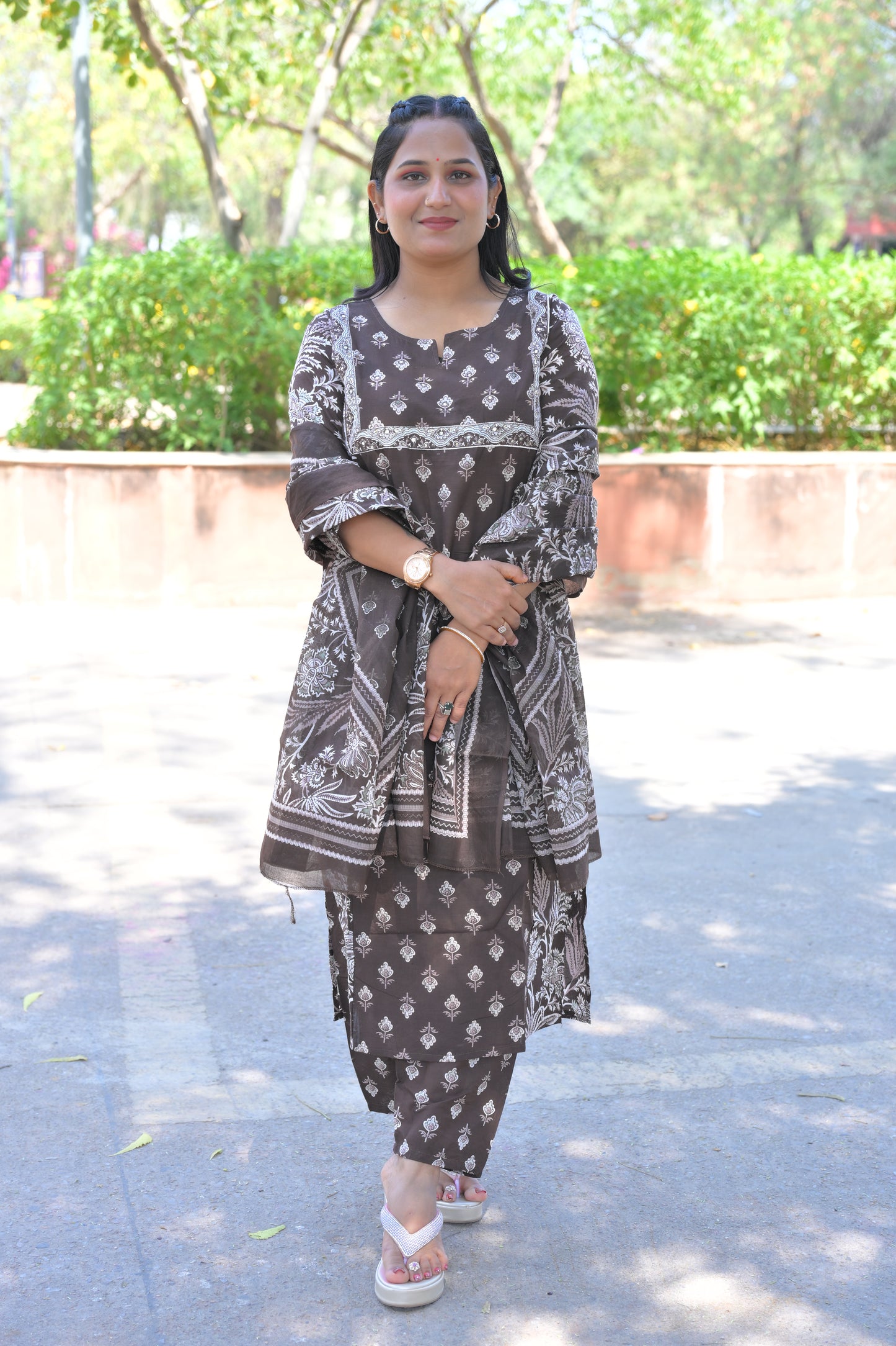 Pure Fine Cotton Fabric Kurti With Pant