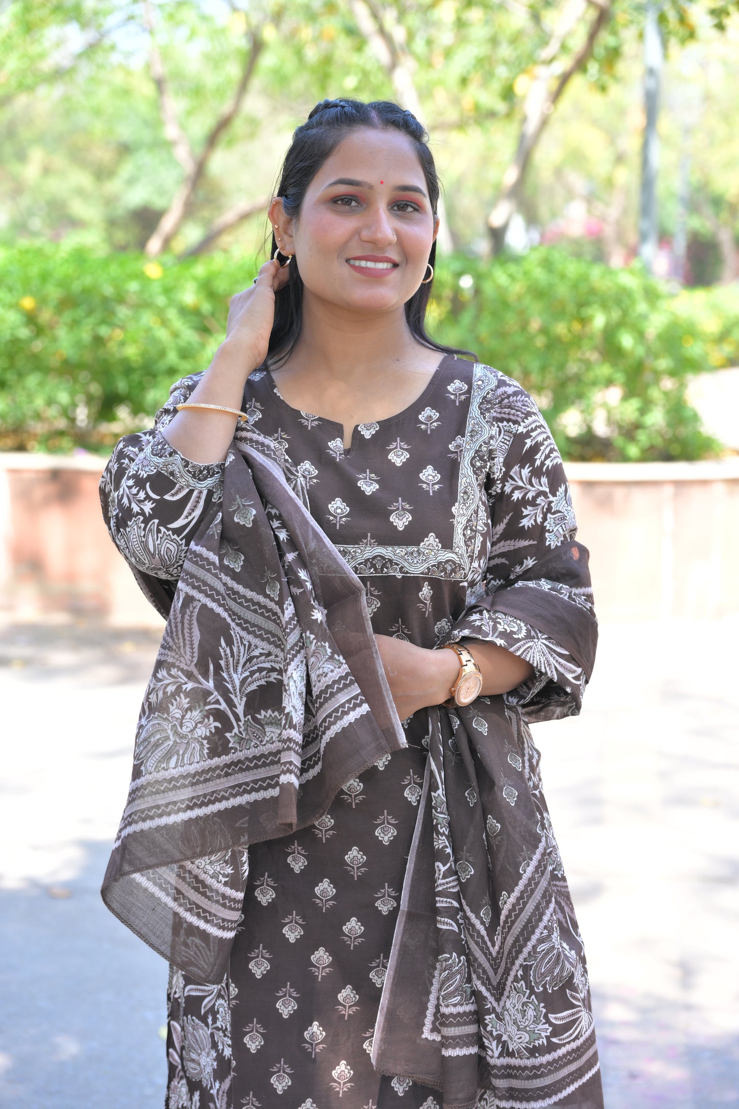 Pure Fine Cotton Fabric Kurti With Pant