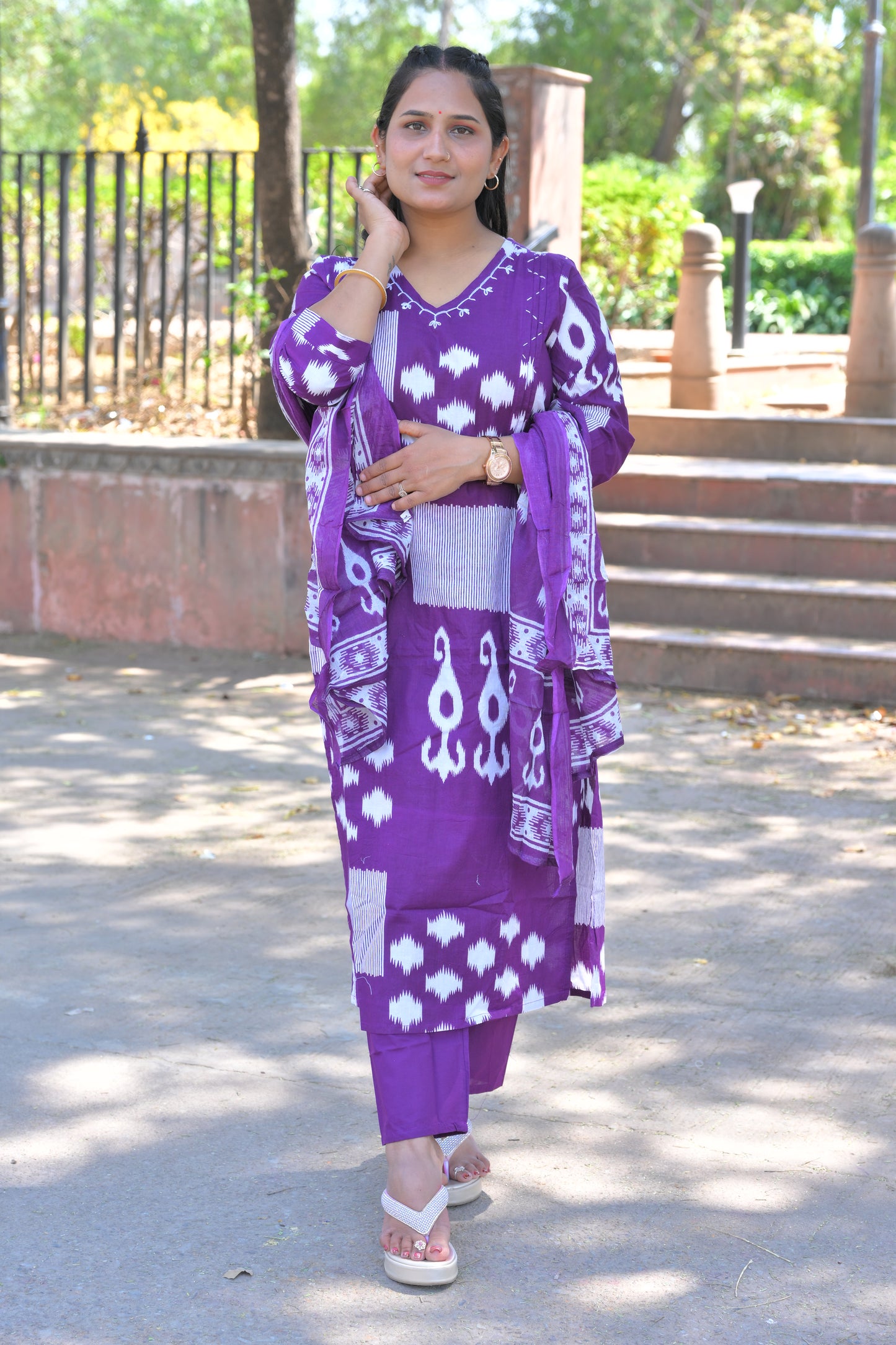 Cotton Fabric Kurta Set