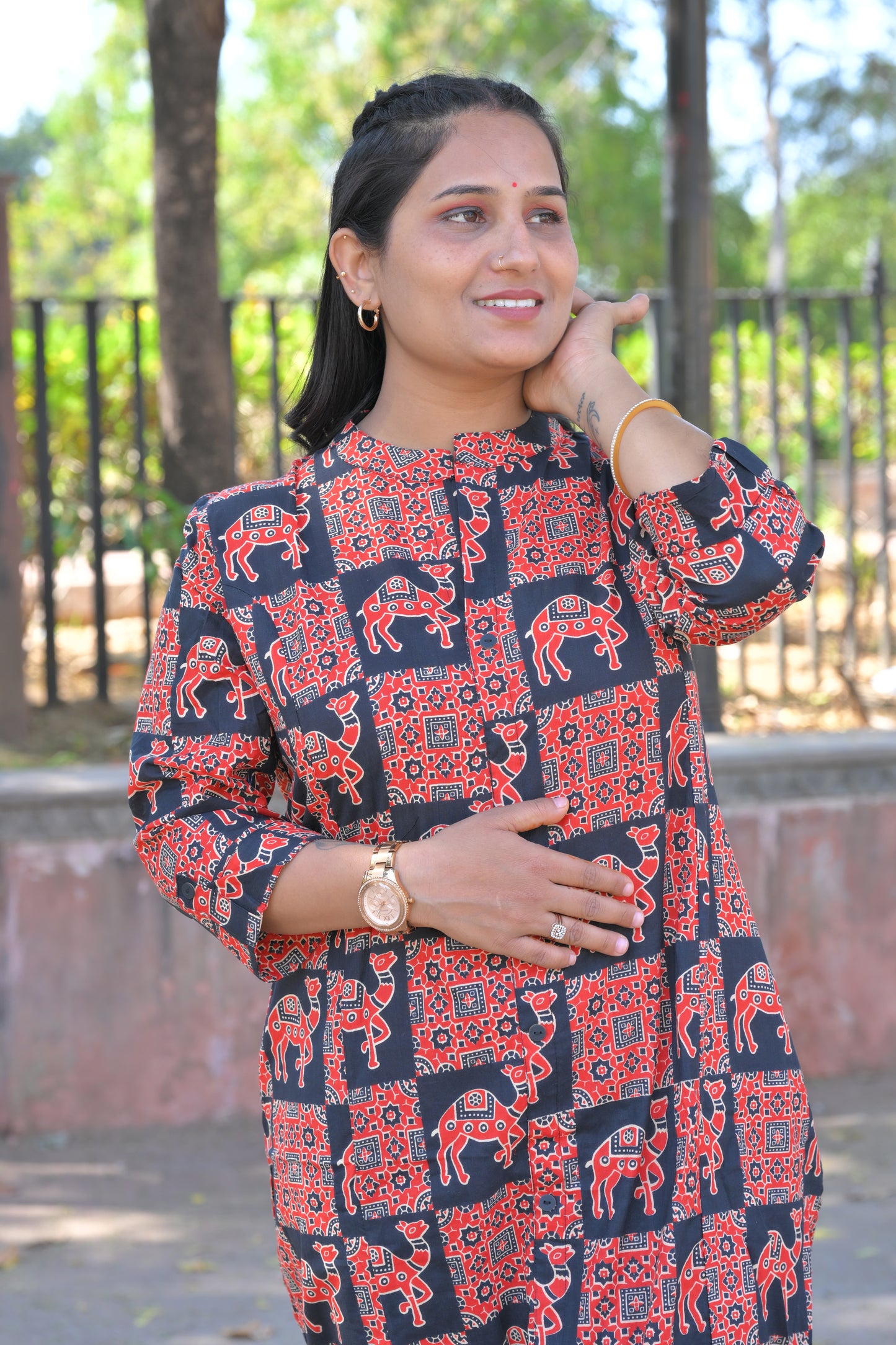 Cotton Kurti Pant Set