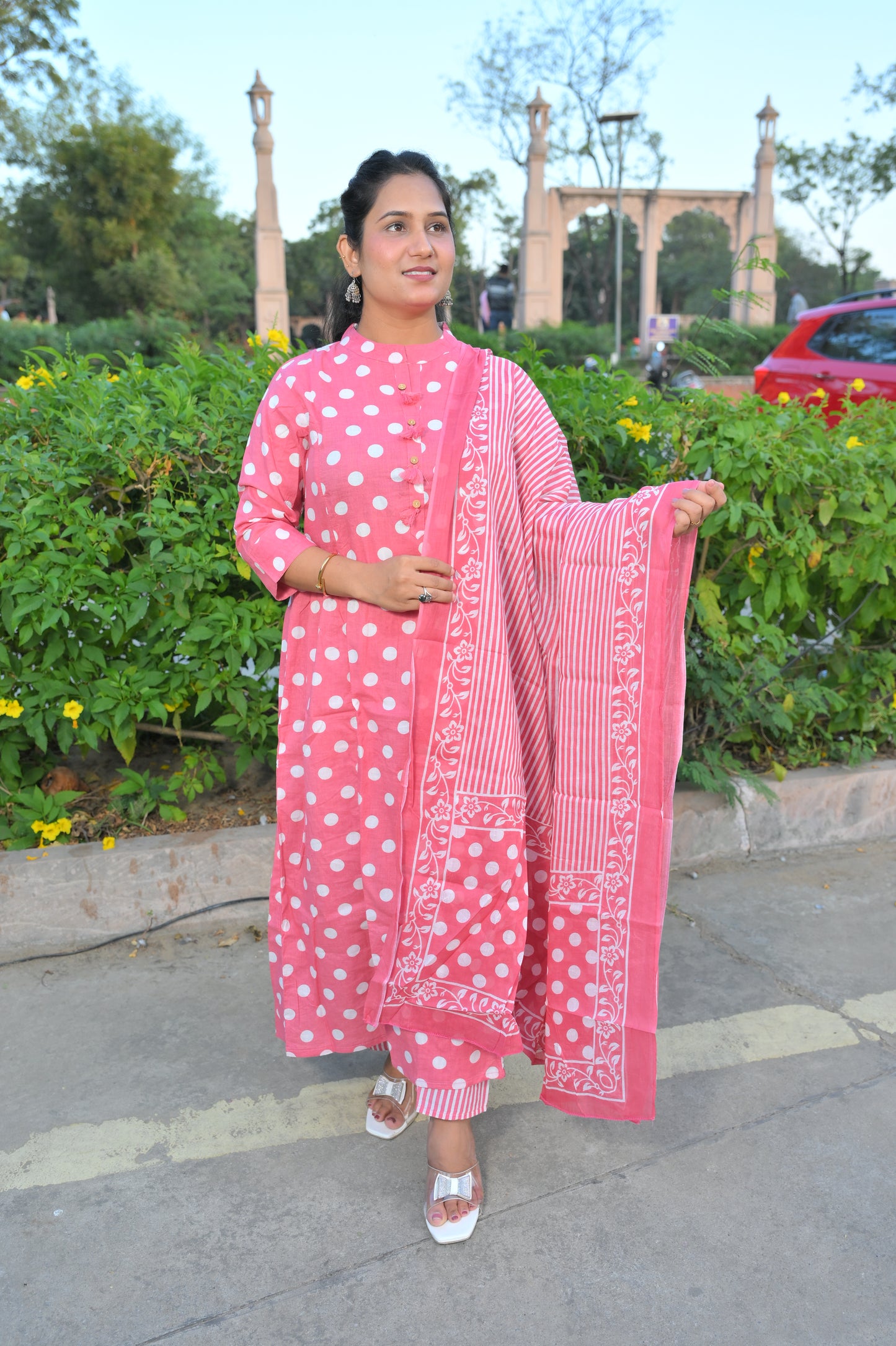 Straight Kurti With A Line Style Set