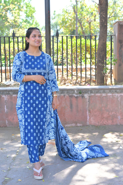 Pure Fine Cotton Fabric Kurti Pith Pant