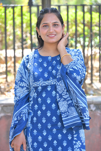 Pure Fine Cotton Fabric Kurti Pith Pant