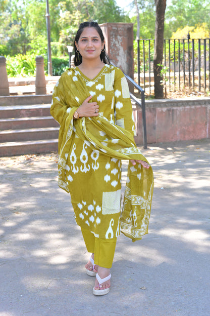 Cotton Fabric Kurta Set