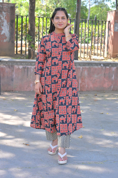Cotton Kurti Pant Set