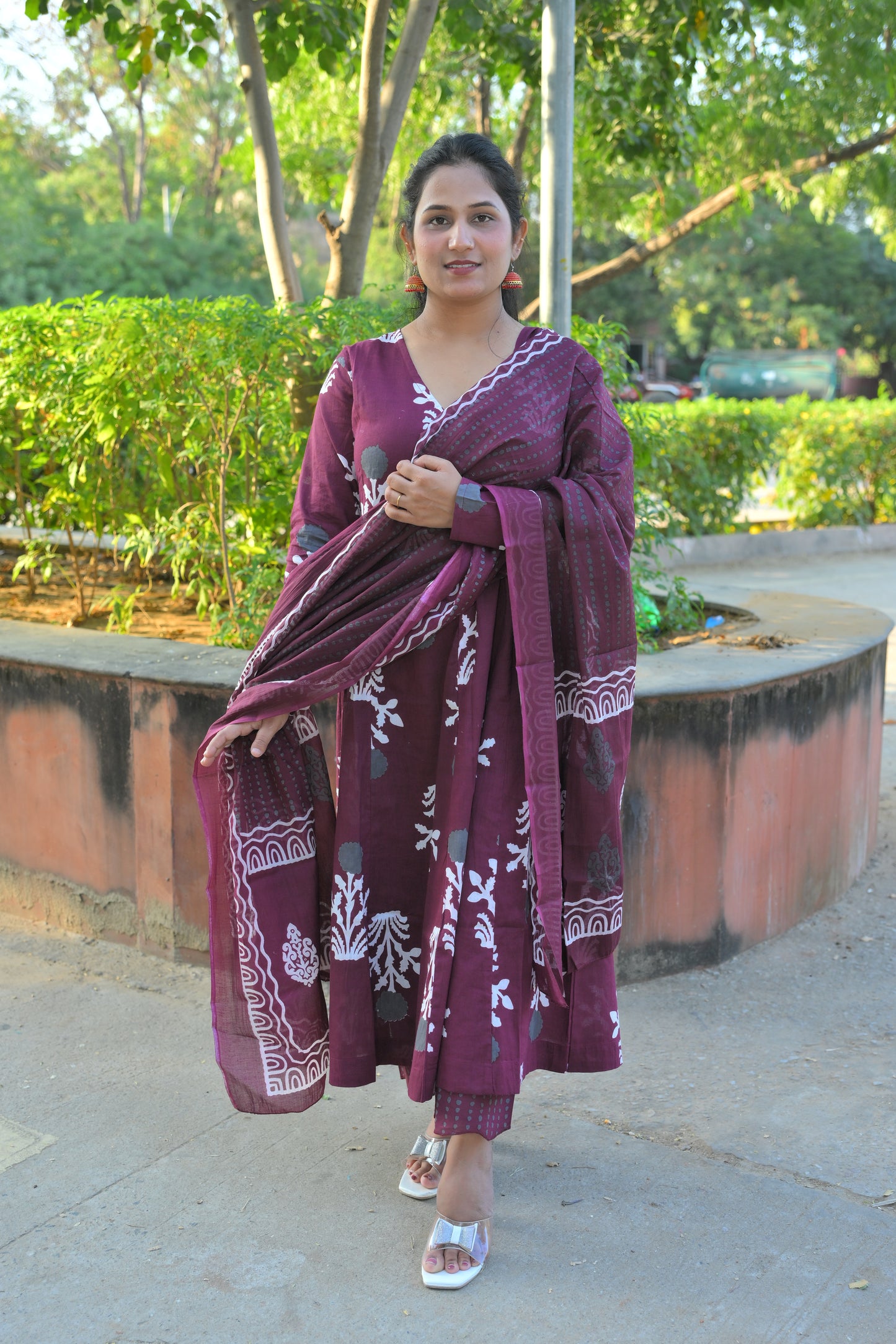 Angrkha Style Anarkali Set