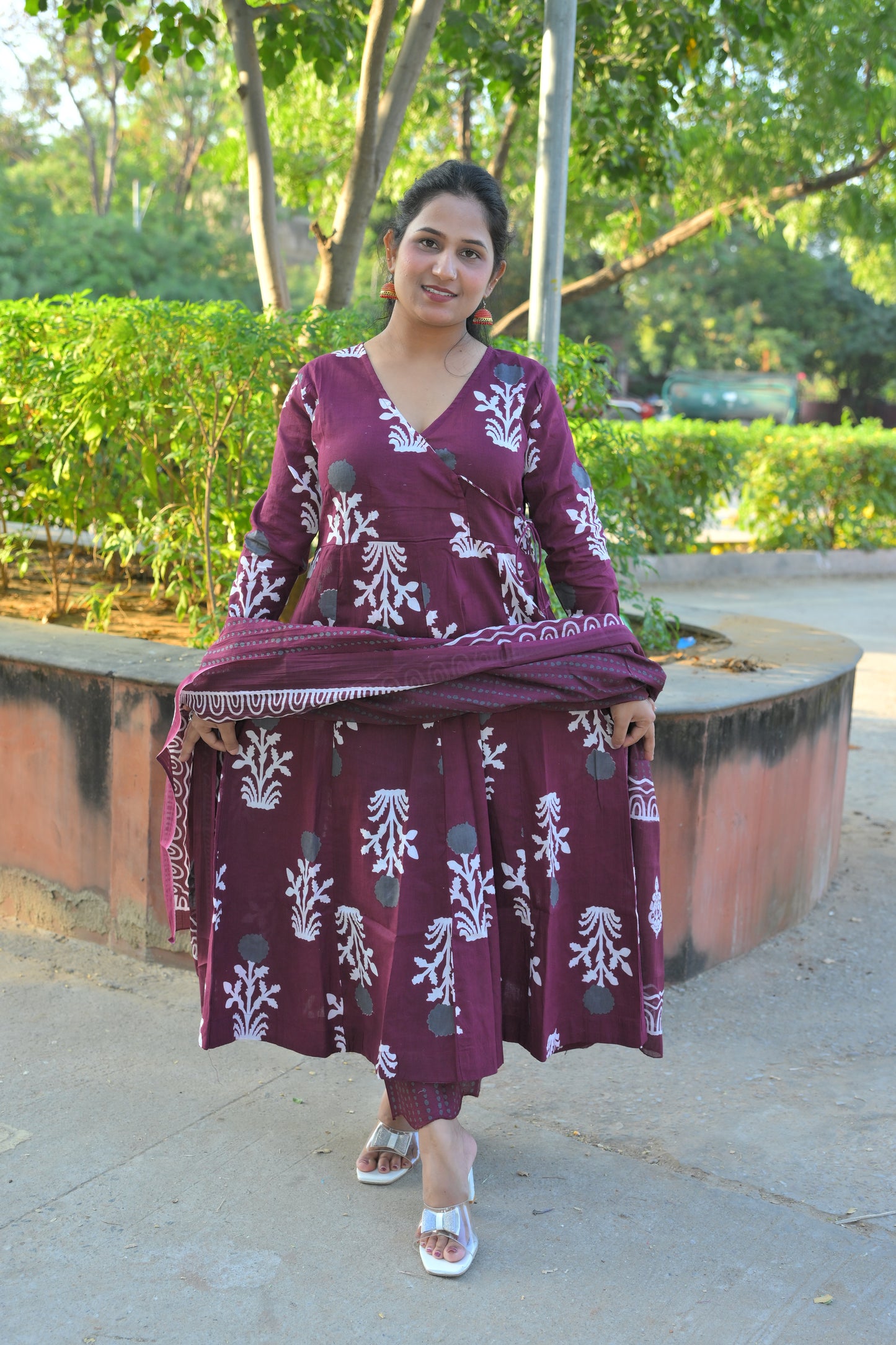 Angrkha Style Anarkali Set