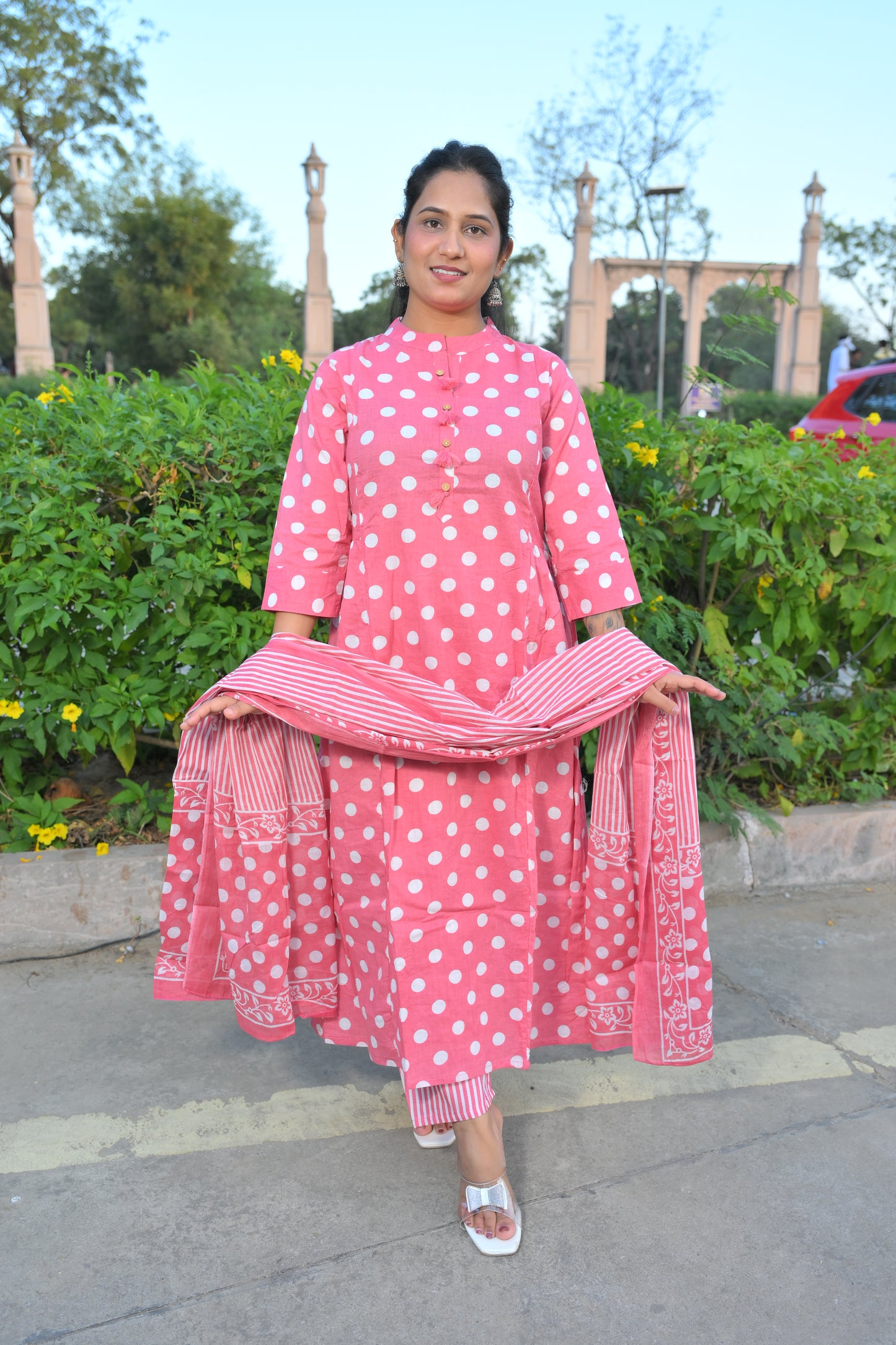 Straight Kurti With A Line Style Set